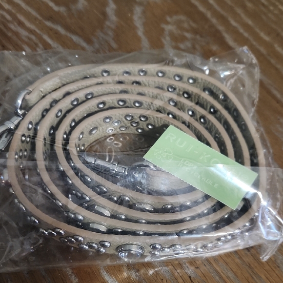 Purse Replacement Strap - Studded Beige with Bling - Picture 5 of 5